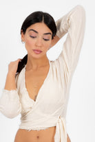 Ave Eva-Sara Wrap Bluz-Bluz-3-roqelvaxirum.shop