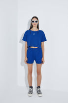Waffle T-Shirt - Mavi