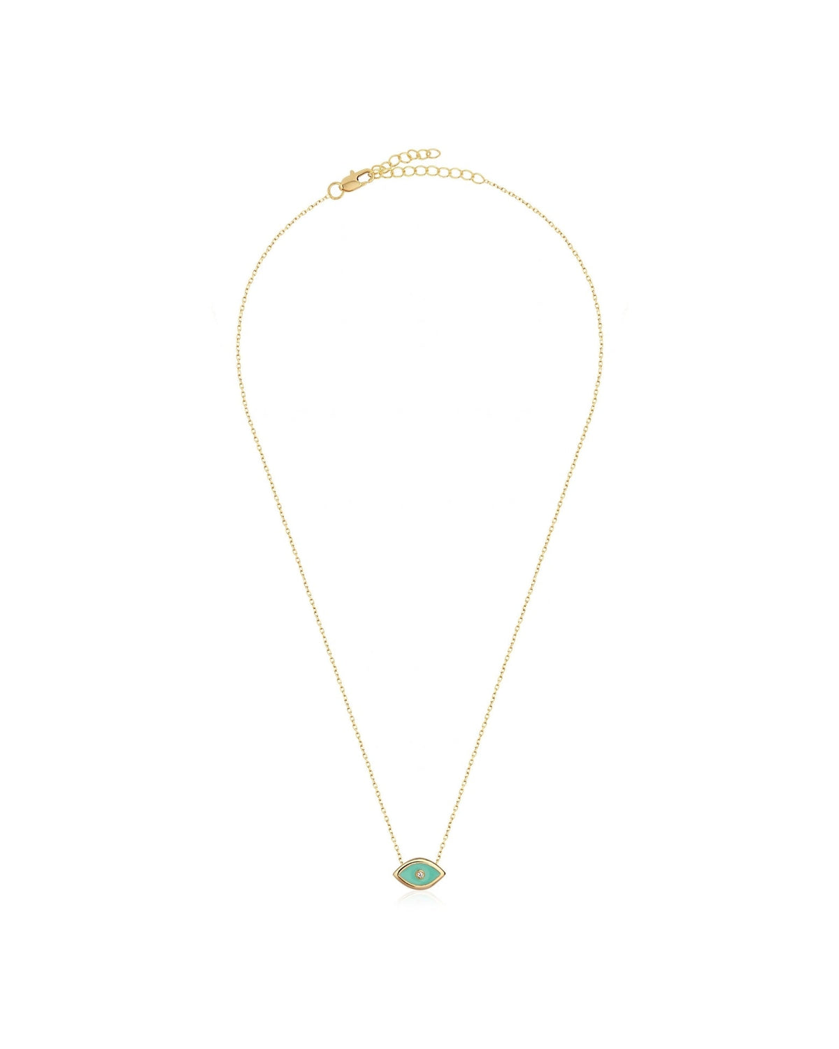 Mira Turquoise Eye Necklace