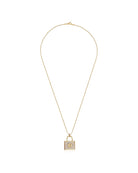 Keepsake Pavé Lock Necklace