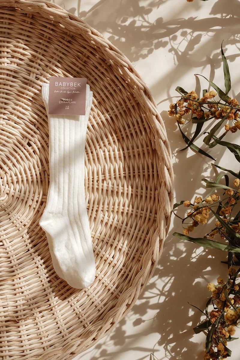 Babybek-4'lü Dizaltı Pamuk çorap Seti Bohem-Çorap-4-roqelvaxirum.shop