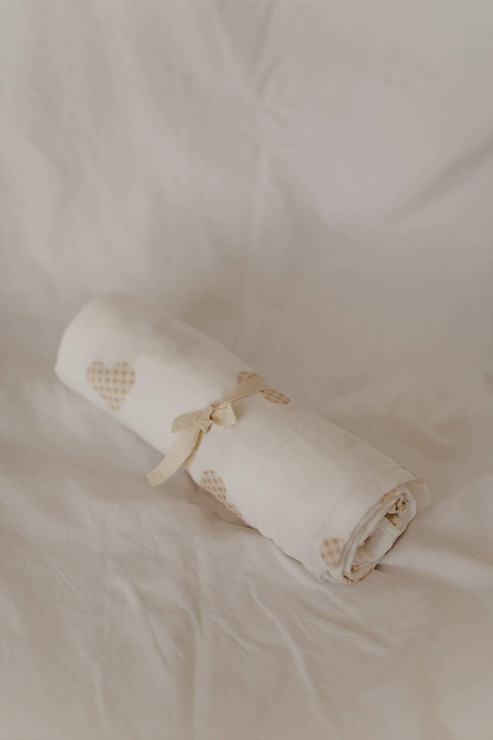 Babybek-Dama Kalp Müslin Örtü-Pike-3-roqelvaxirum.shop