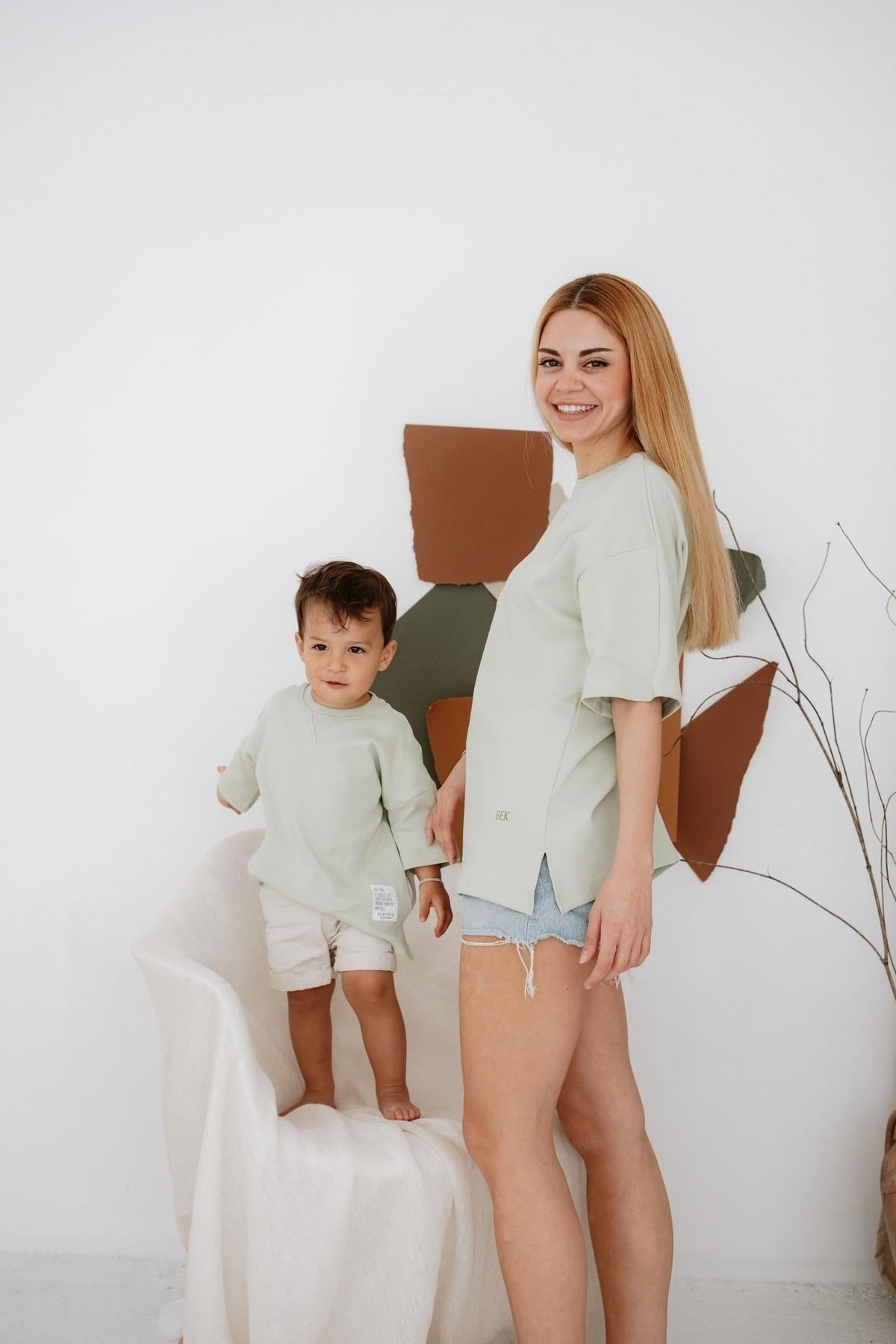 Babybek-Premium Kadın Oversize Su Yeşili T Shirt-T-Shirts-6-roqelvaxirum.shop