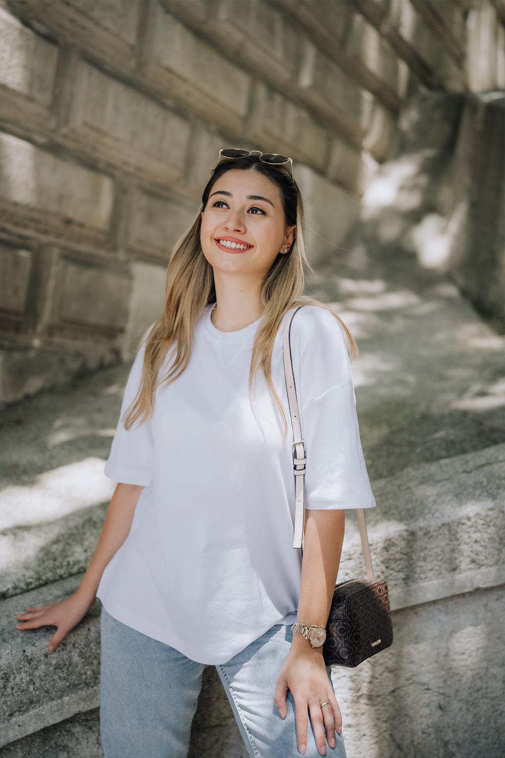 Babybek-Premium Oversize Kadın Beyaz T Shirt-T-Shirts-6-roqelvaxirum.shop