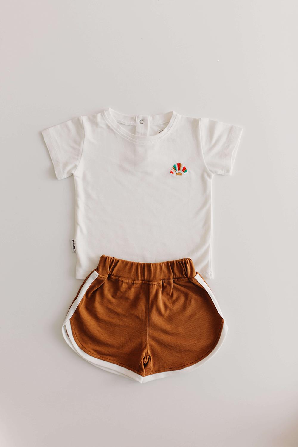 Babybek-Retro Day Şort Tişört Takım-Alt Üst Takım-8-roqelvaxirum.shop