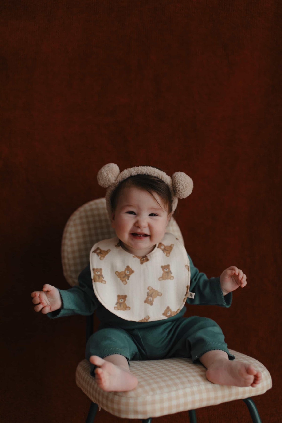 Babybek-Teddy Sıvı Geçi̇rmez Önlük-Mama Önlüğü-1-roqelvaxirum.shop