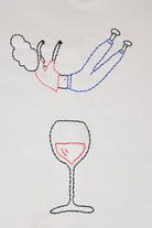 Bael İstanbul-Falling Into Wine Sweatshirt-Sweatshirts & Hoodies-4-roqelvaxirum.shop