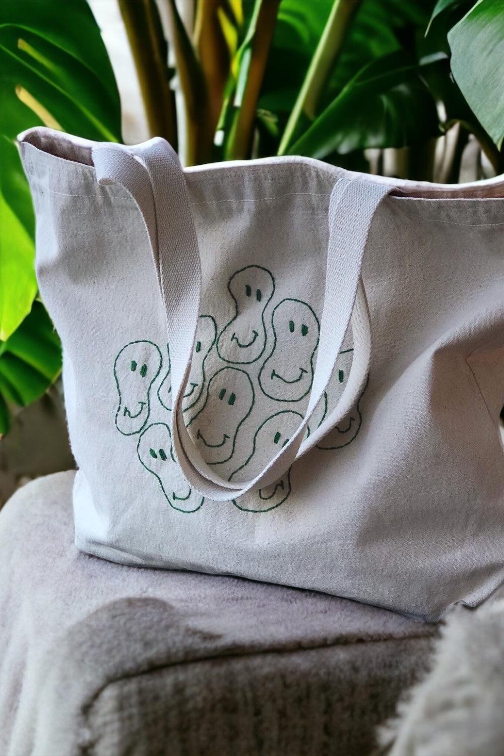 Bael İstanbul-Smile Large Tote Bag-Omuz Çantası-1-roqelvaxirum.shop