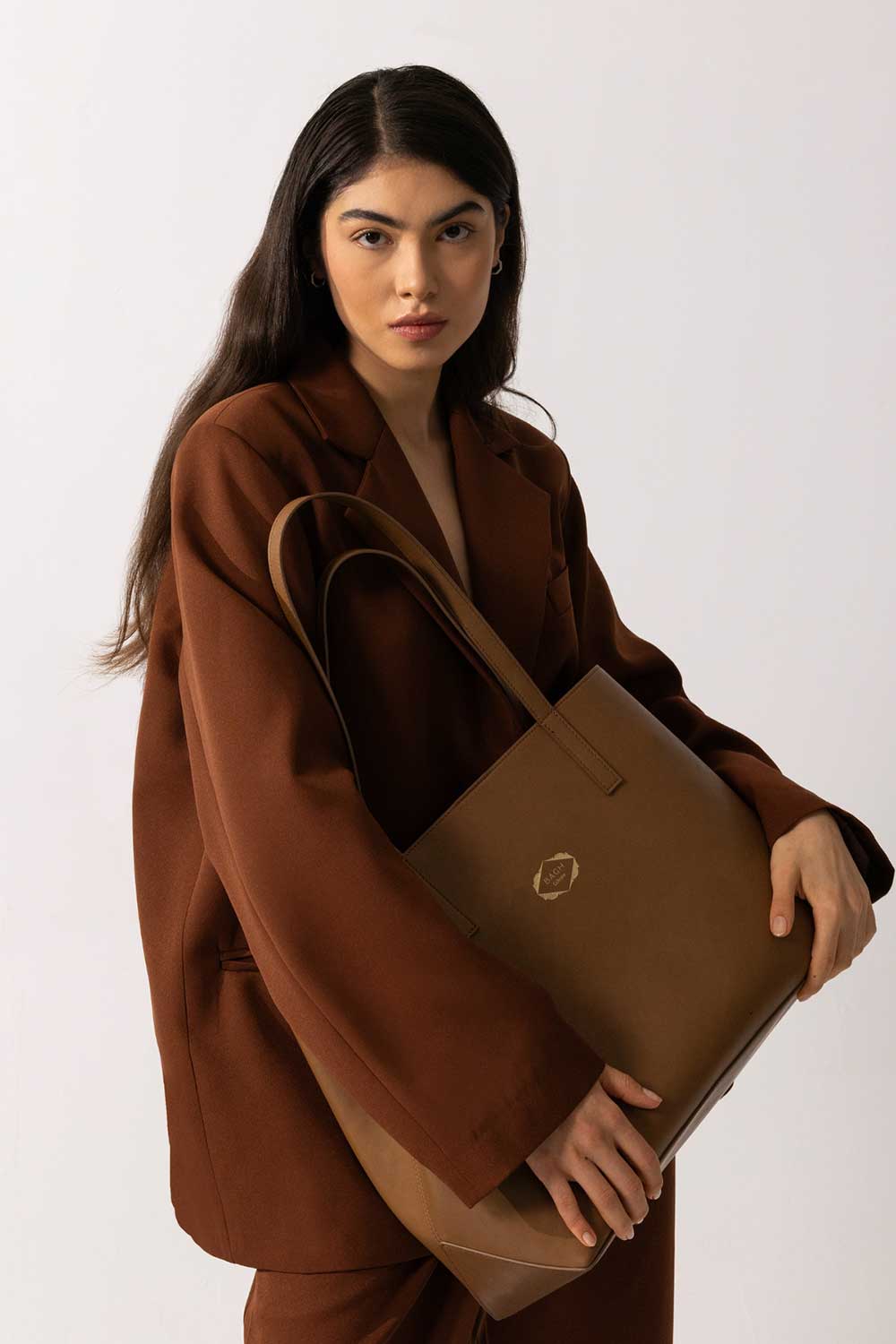 Bagh Collection-Suzi In Brown-Omuz Çantası-4-roqelvaxirum.shop