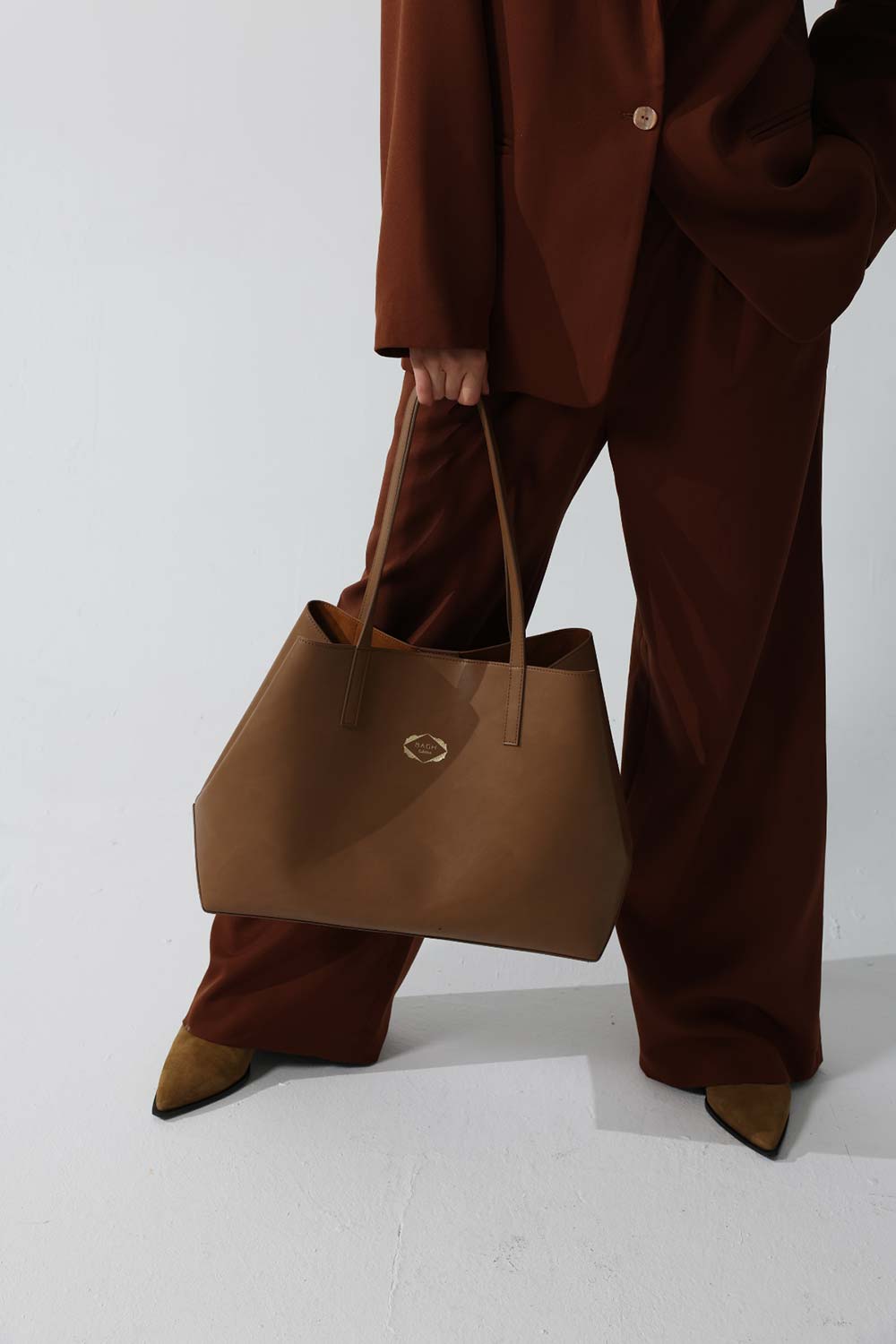 Bagh Collection-Suzi In Brown-Omuz Çantası-5-roqelvaxirum.shop