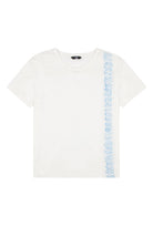 Batik T-Shirt - Beyaz/Mavi