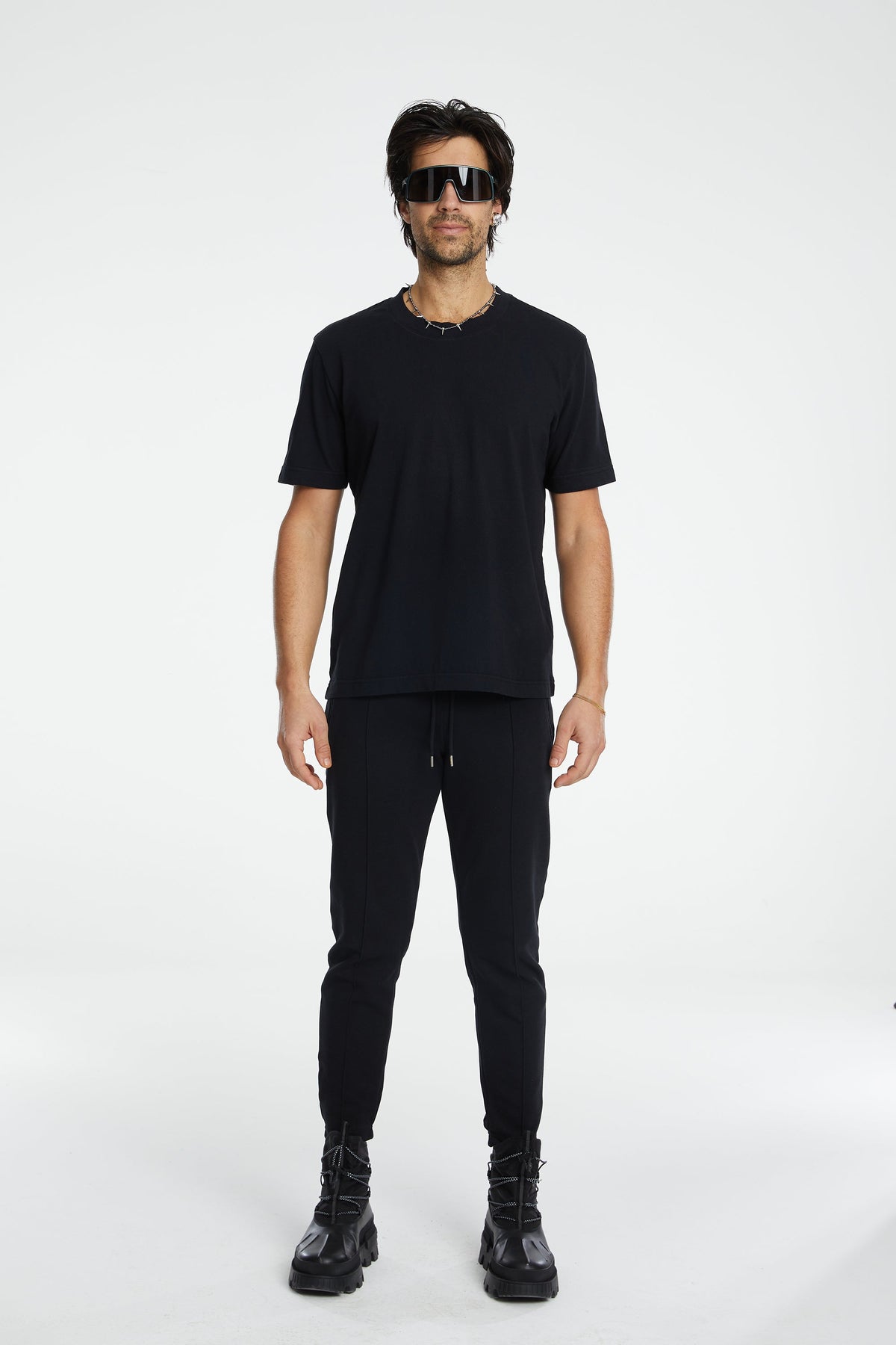 Cotton Basic T-Shirt - Siyah