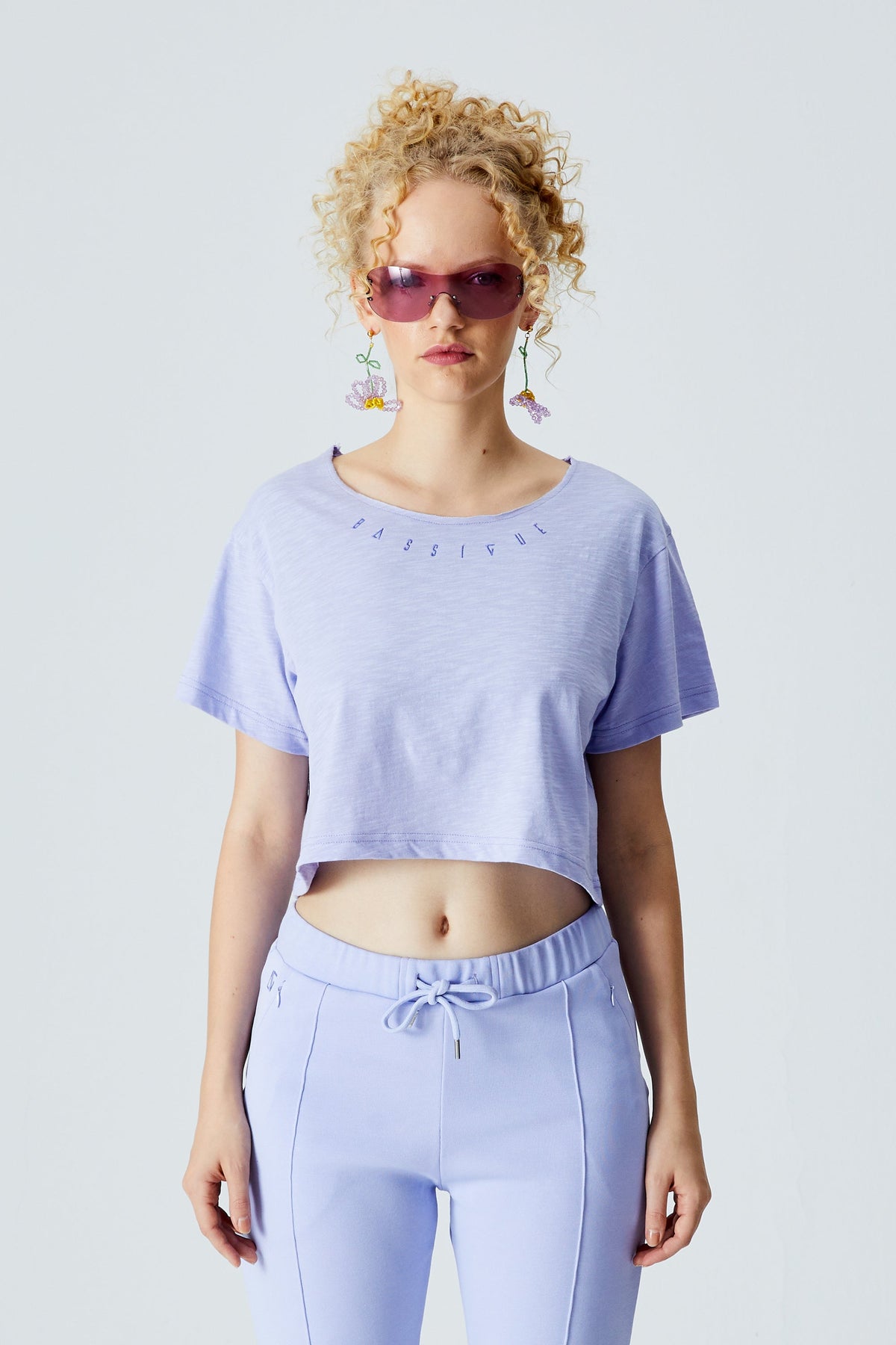 Crop T-Shirt - Lila