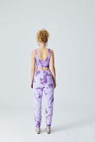 Denim Tank Top - Lacivert/Mor