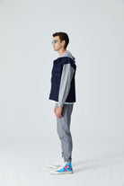 Denim Ceket - Gri/Lacivert