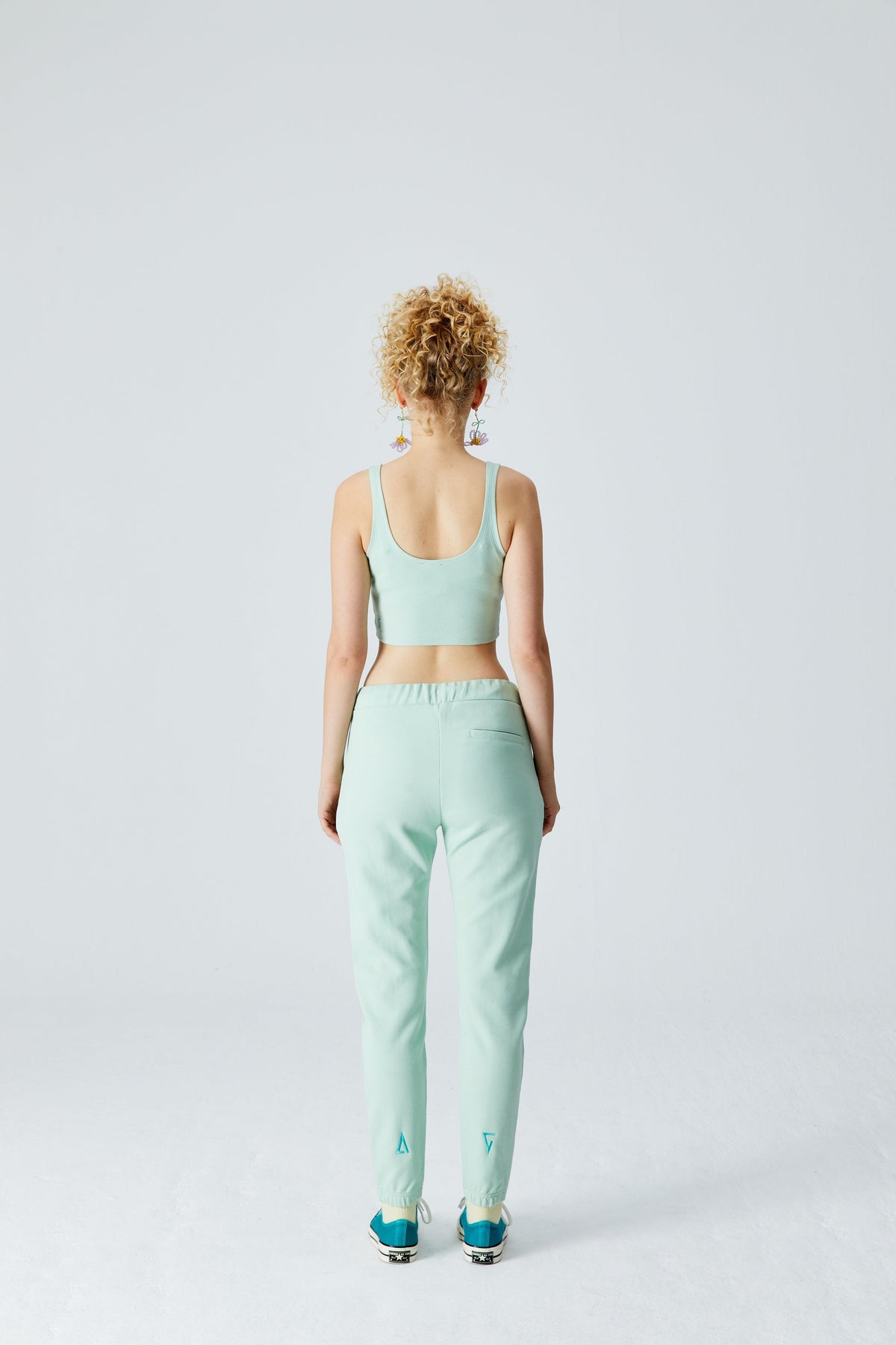 Skinny Eşofman Altı - Yeşil