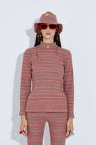 Knit Top- Pembe