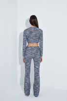 Knit Flare Pantolon - Lacivert
