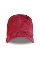 Pink Flower Süet Deri Şapka