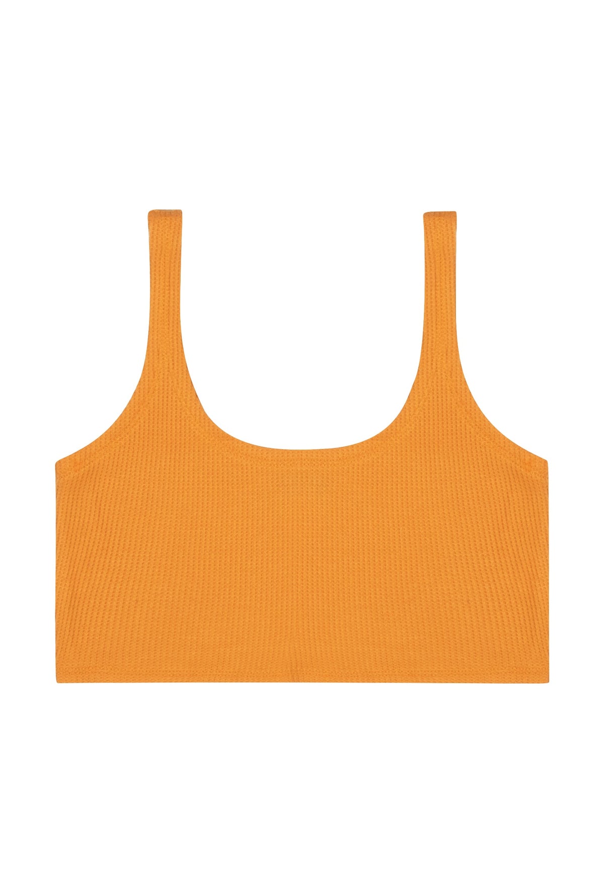 Waffle Tank Top - Turuncu