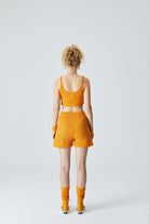 Waffle Tank Top - Turuncu