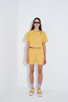 Waffle T-Shirt - Sarı