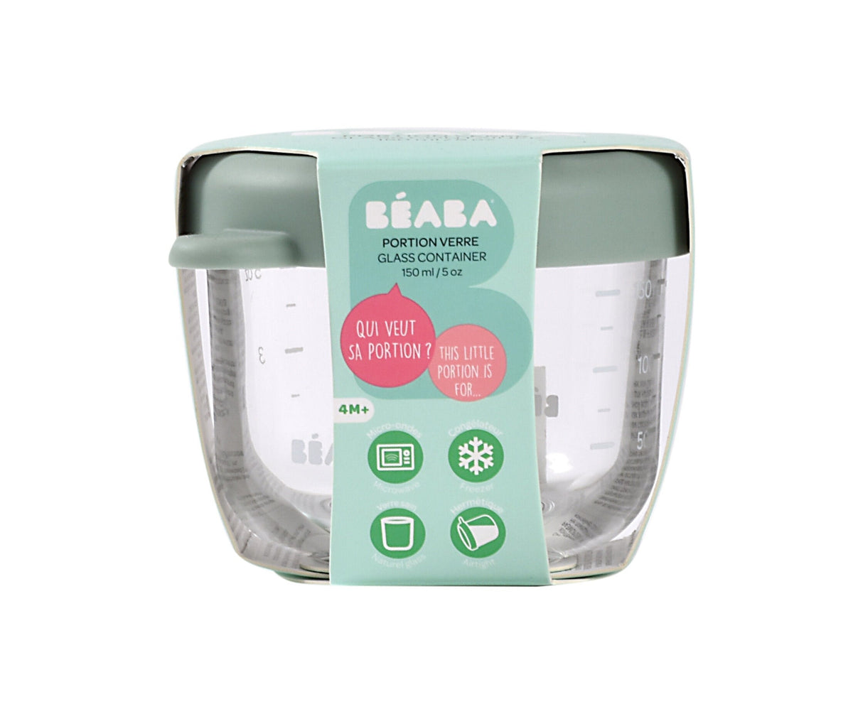 Beaba Bebek Cam Mama Kavanozu 150 Ml, Sage Green