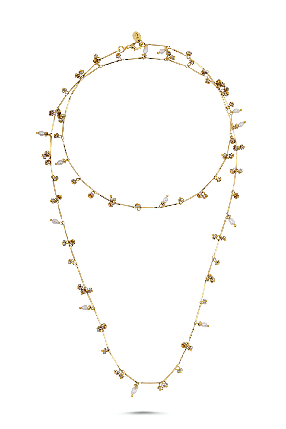 Berrin Özkan-Dancing Disco Sparkle Long Necklace-Kolye-1-roqelvaxirum.shop