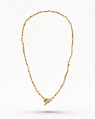 Drape Gold Plated Chain Necklace