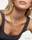 Drape Gold Plated Chain Necklace