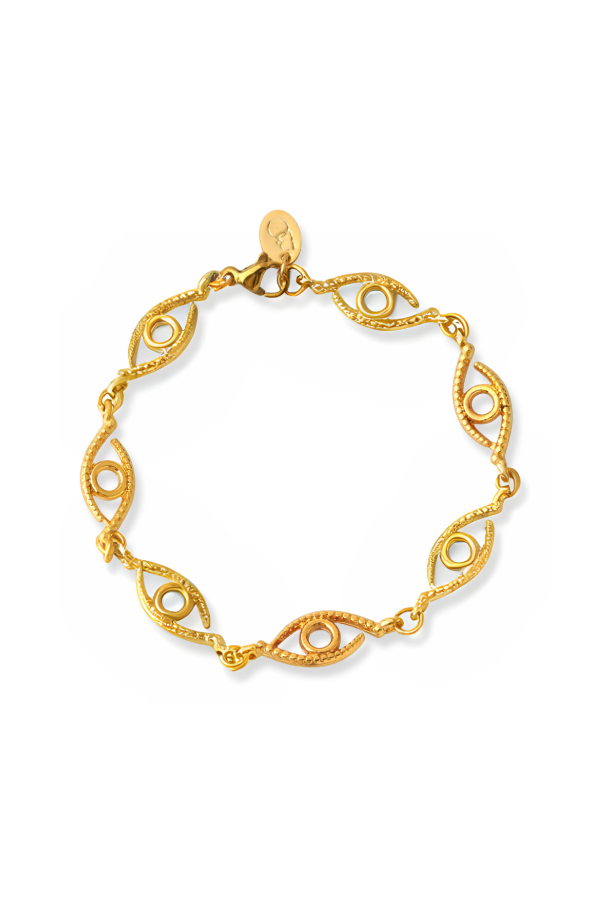 Berrin Özkan-Eternal Gaze Gold Plated Bracelet-Bileklik-1-roqelvaxirum.shop
