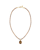 Margot Tiger Eye Drop Necklace