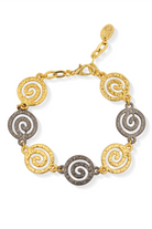 Berrin Özkan-Urartu Silver And Gold Plated Bracelet-Bileklik-1-roqelvaxirum.shop