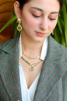 Berrin özkan-Gilded Eye Necklace-Necklaces-2-roqelvaxirum.shop