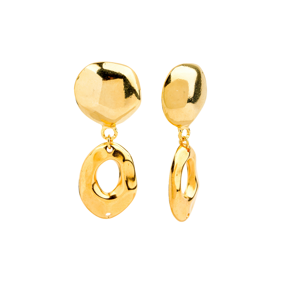 Berrin özkan-Golden Nocturne Earrings-Earring-1-roqelvaxirum.shop
