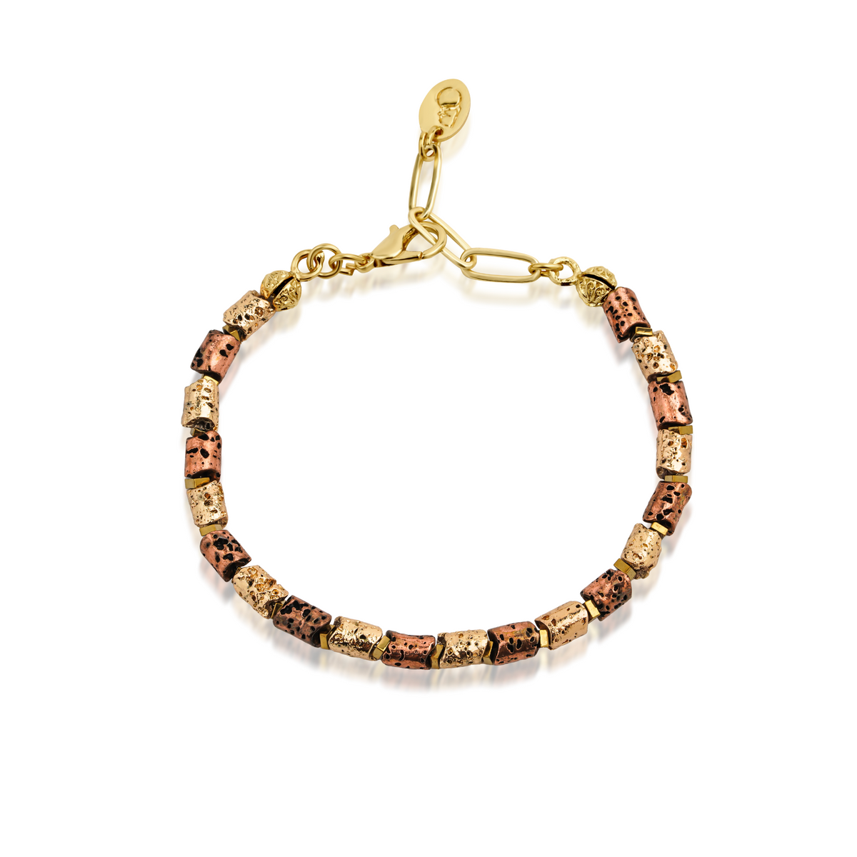 Berrin özkan-Mocha Gold Bracelet-Bracelet-1-roqelvaxirum.shop