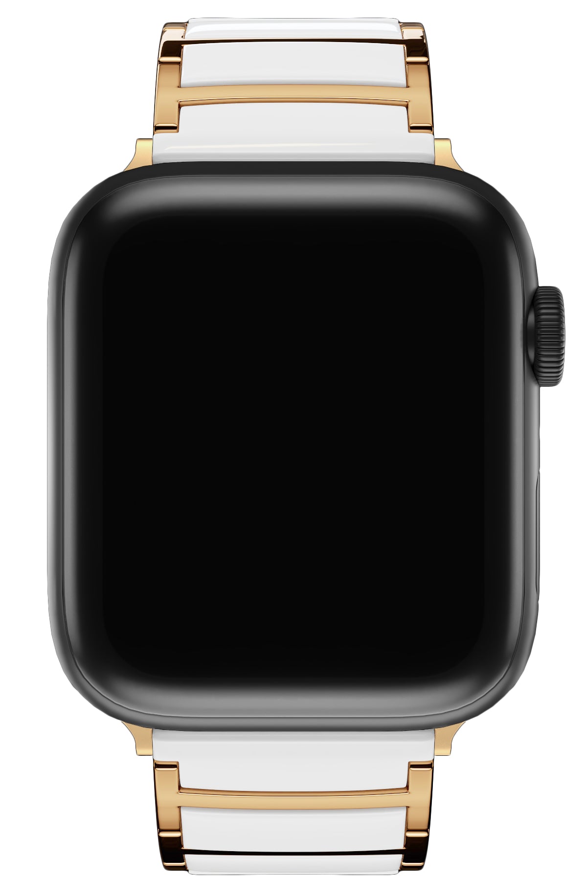 Apple Watch Uyumlu Çelik Seramik Luna Loop Kordon Sitrin