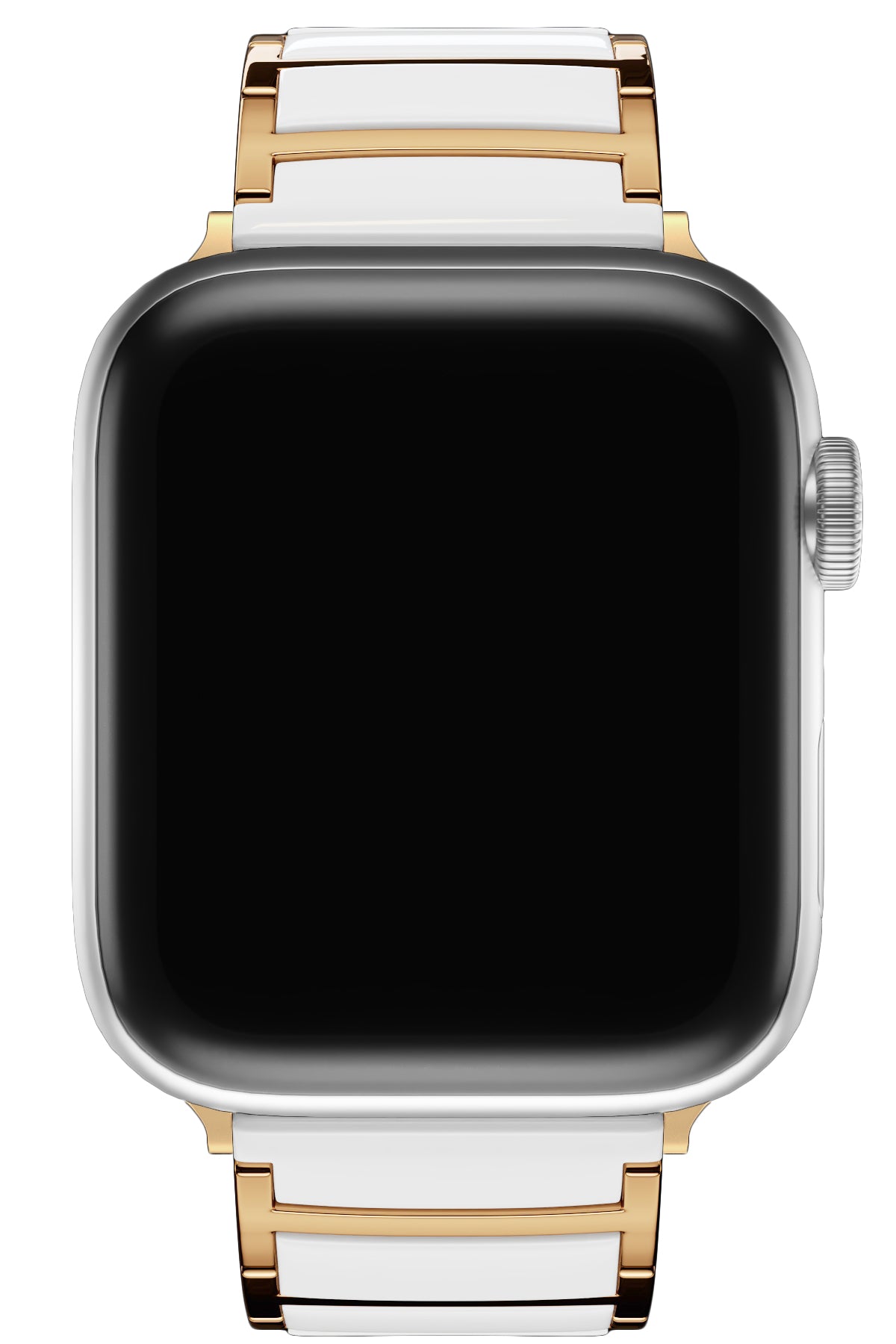 Apple Watch Uyumlu Çelik Seramik Luna Loop Kordon Sitrin