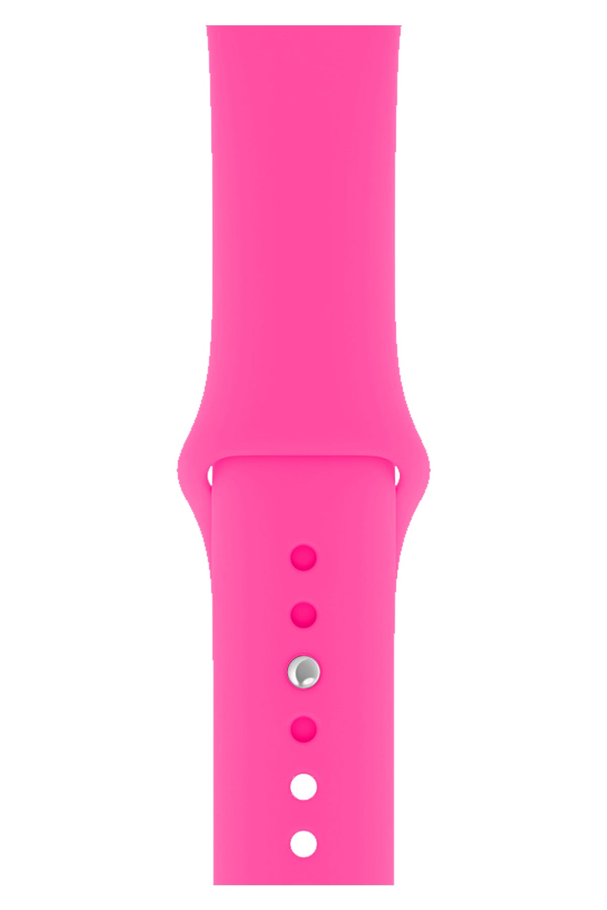 Apple Watch Uyumlu Silikon Spor Kordon Şeker Pembe