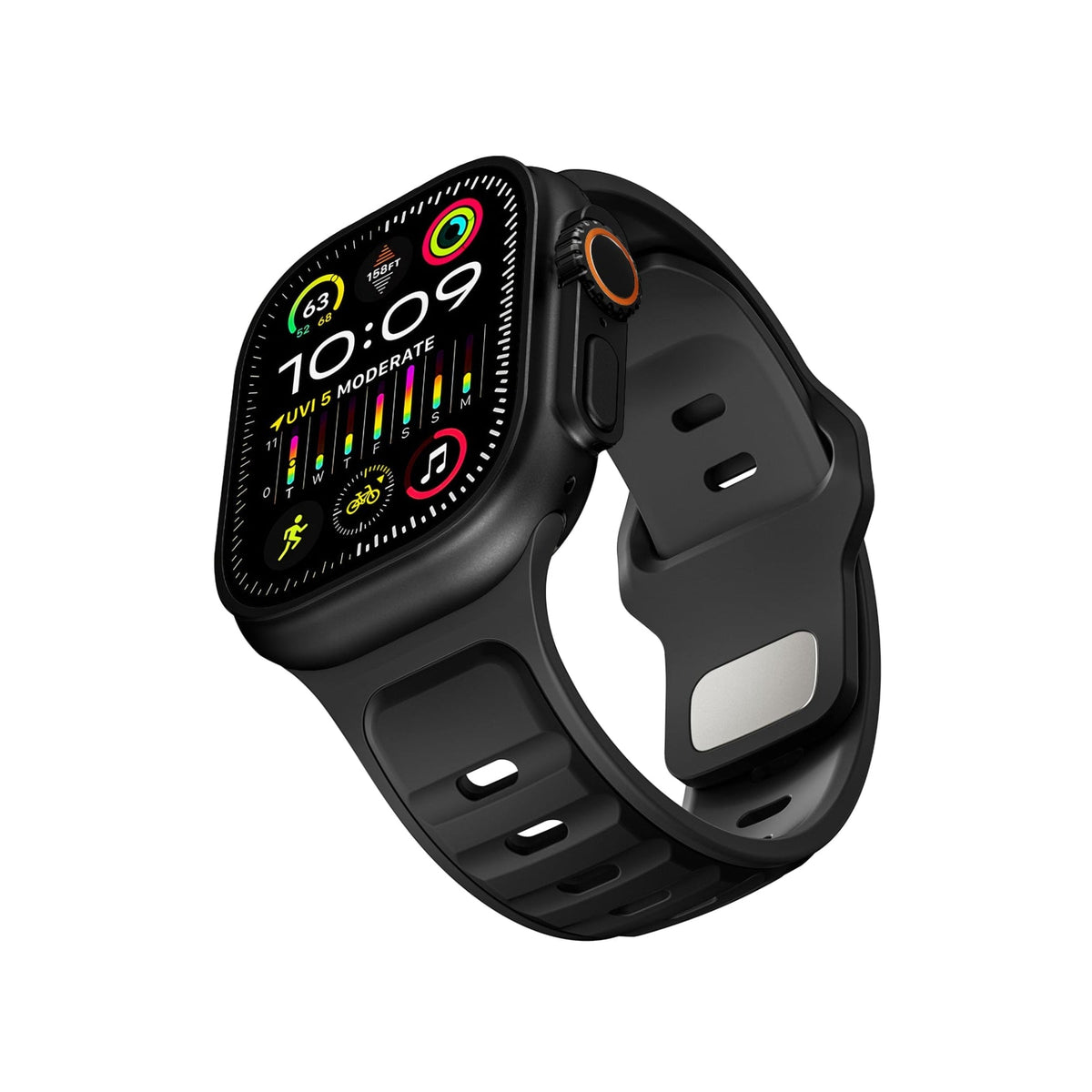 Apple Watch Ultra Uyumlu Dualflex Kordon Nightcore
