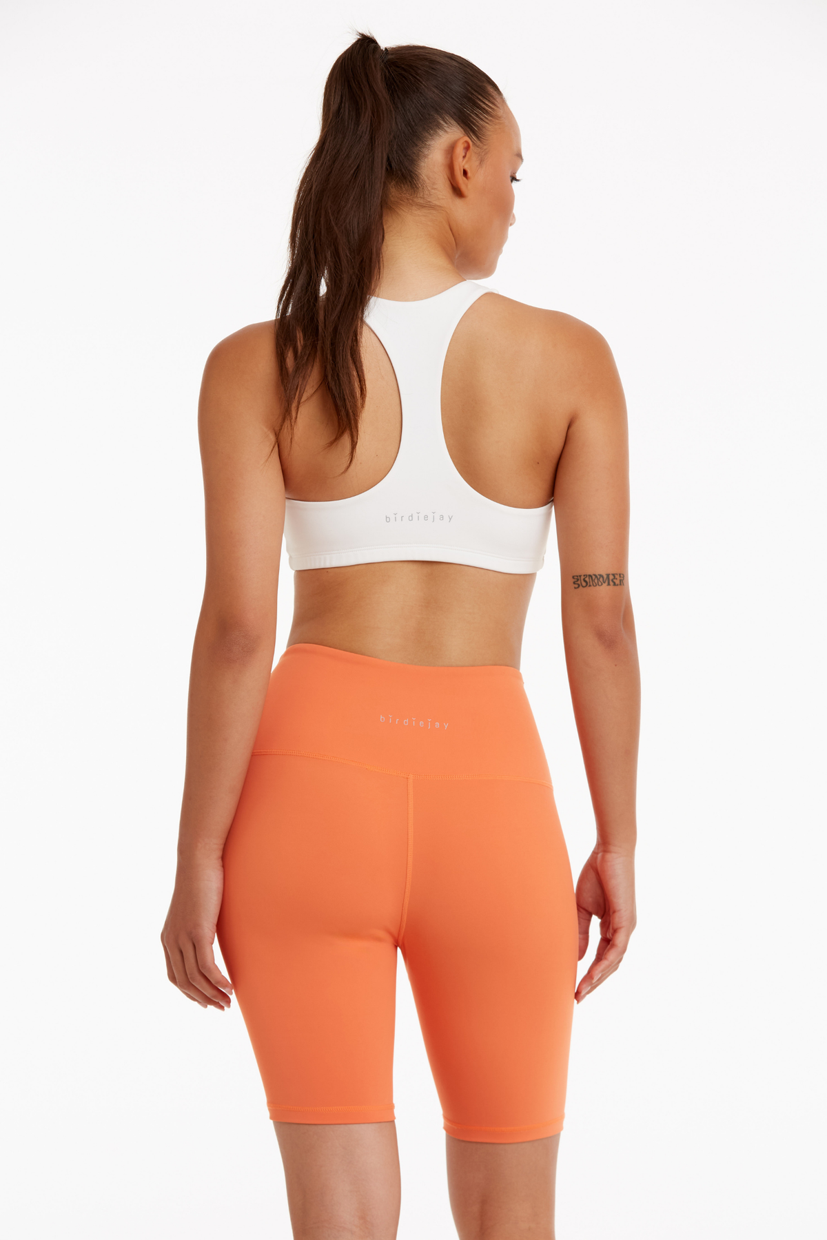 Birdiejay-Birdieflex Oh So Summer Biker Shorts Turuncu Bi̇si̇kletçi̇ Şortu-Şort-2-roqelvaxirum.shop