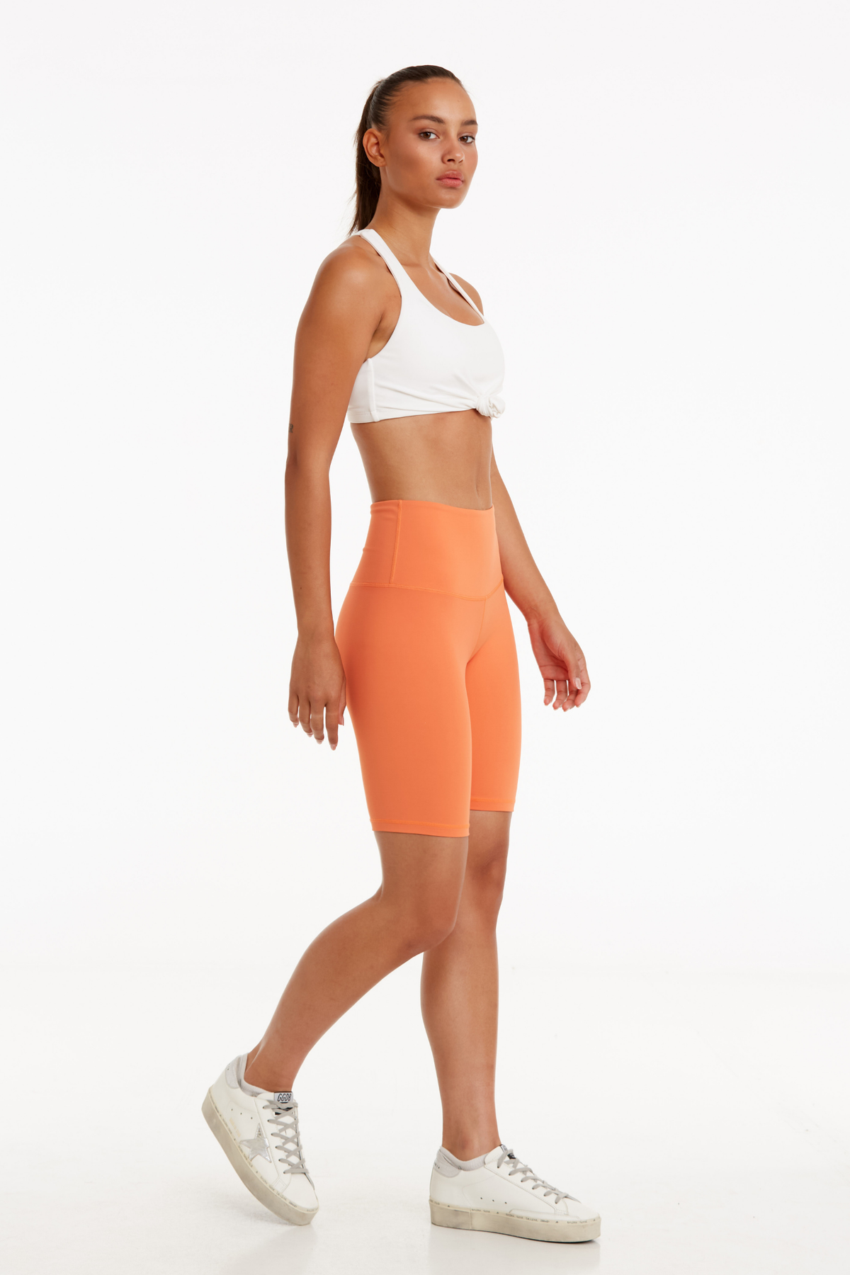 Birdiejay-Birdieflex Oh So Summer Biker Shorts Turuncu Bi̇si̇kletçi̇ Şortu-Şort-3-roqelvaxirum.shop