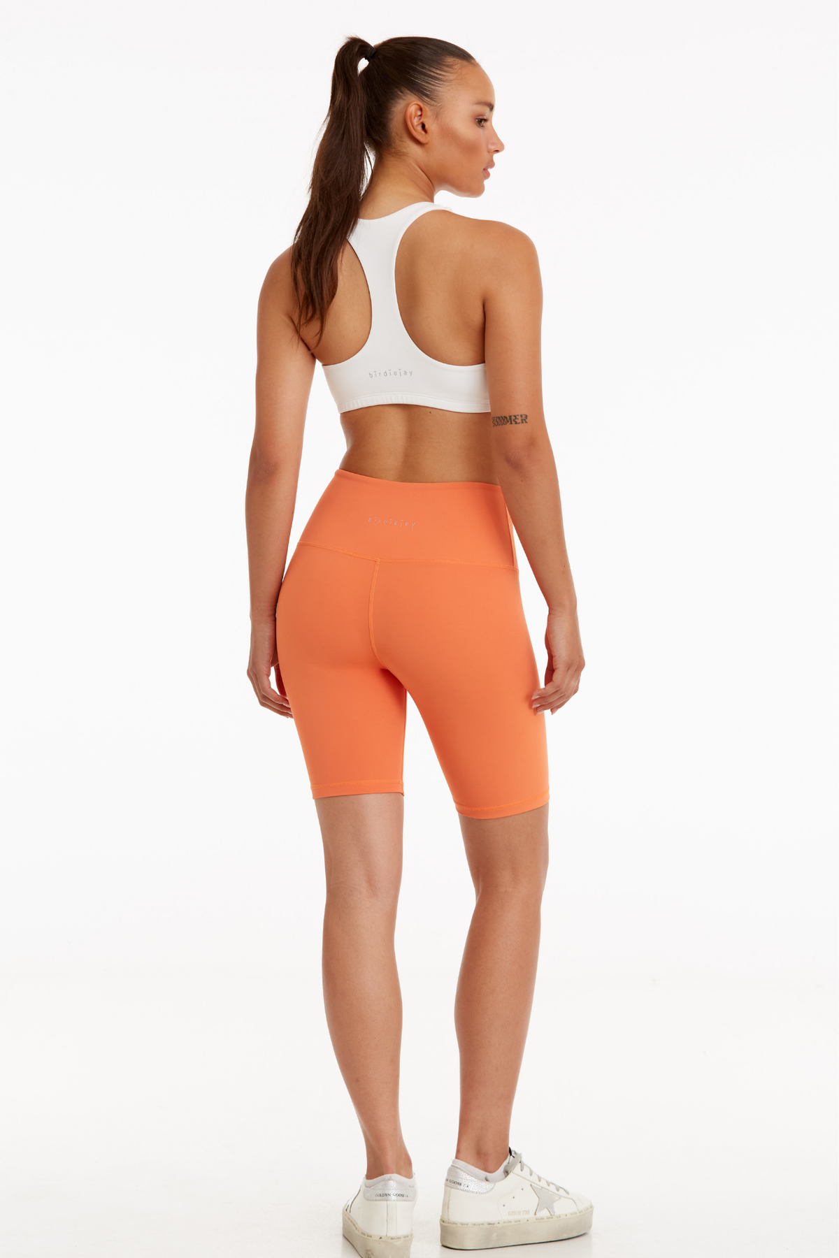 Birdiejay-Birdieflex Oh So Summer Biker Shorts Turuncu Bi̇si̇kletçi̇ Şortu-Şort-5-roqelvaxirum.shop