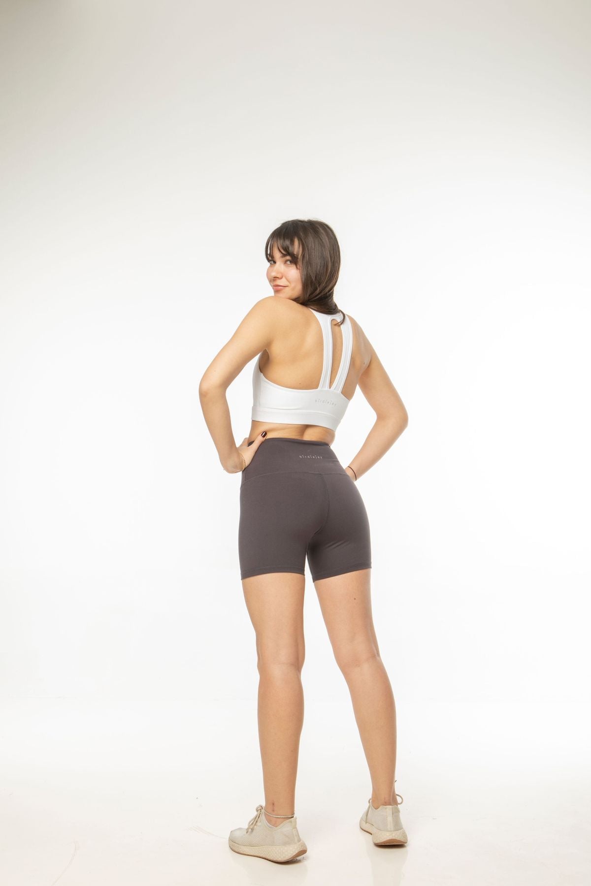 Birdiejay-Birdieshine Oh So Summer Hot Shorts Antrasi̇t Kisa Bi̇si̇kletçi̇ Şortu-Şort-4-roqelvaxirum.shop
