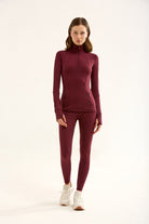 Birdiejay-Birdiesmooth Statement Half Zip Bordo Yarim Fermuarli üst-5-roqelvaxirum.shop