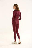 Birdiejay-Birdiesmooth Statement Half Zip Bordo Yarim Fermuarli üst-8-roqelvaxirum.shop
