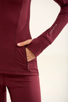 Birdiejay-Birdiesmooth Statement Half Zip Bordo Yarim Fermuarli üst-9-roqelvaxirum.shop