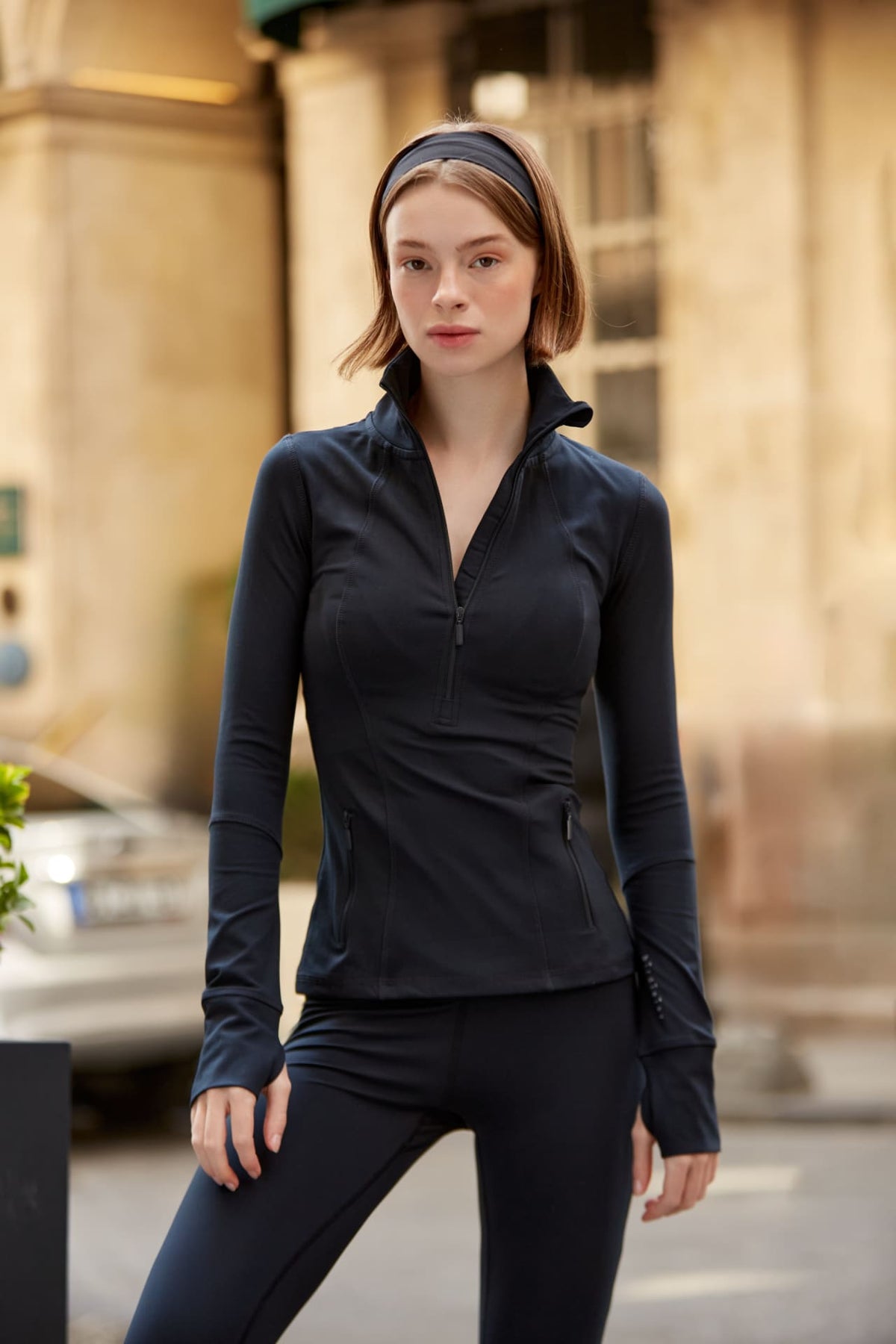 Birdiejay-Birdiesmooth Statement Half Zip Si̇yah Yarim Fermuarli üst-Half Zip Üstler-1-roqelvaxirum.shop