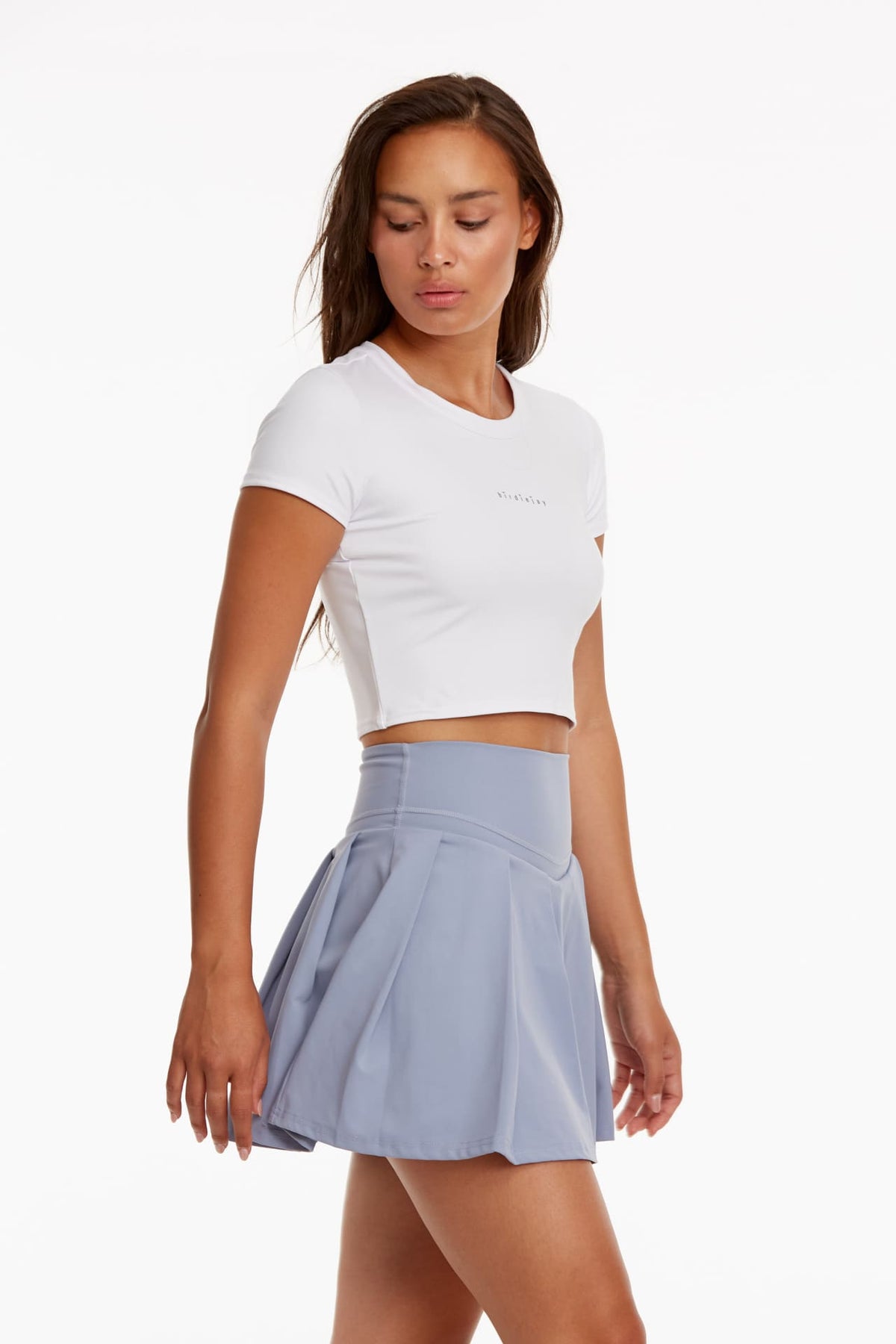 Birdiejay-Birdiesmooth Your New Go To Cropped Baby Tee Beyaz Kısa Kollu Crop T Shirt-T-Shirts-3-roqelvaxirum.shop