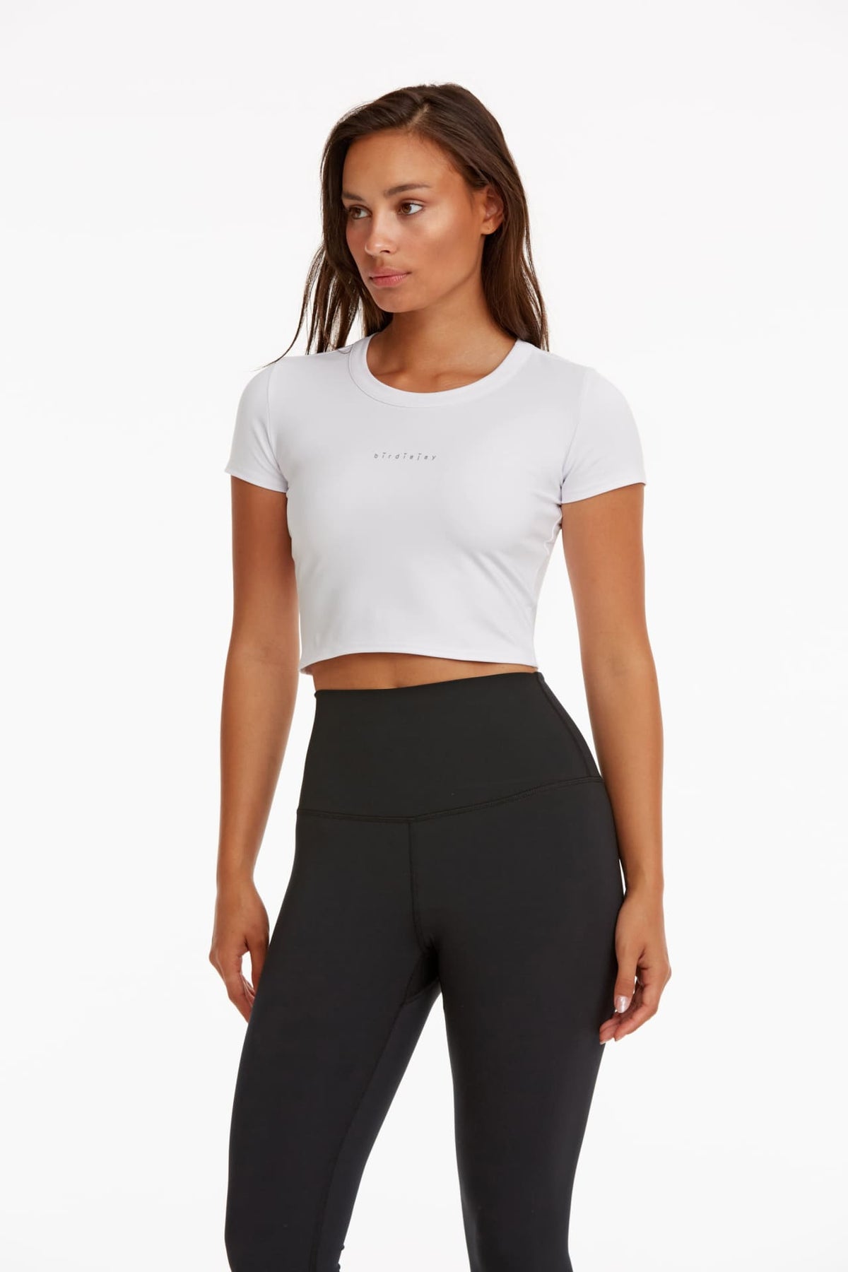 Birdiejay-Birdiesmooth Your New Go To Cropped Baby Tee Beyaz Kısa Kollu Crop T Shirt-T-Shirts-9-roqelvaxirum.shop